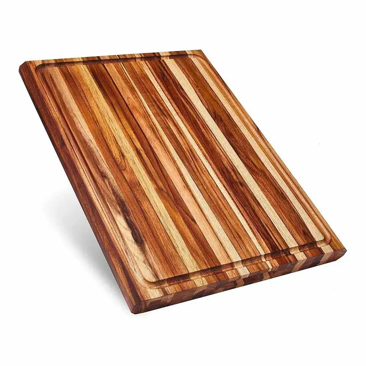 Extra Large Reversible Teak Wood Cutting Board