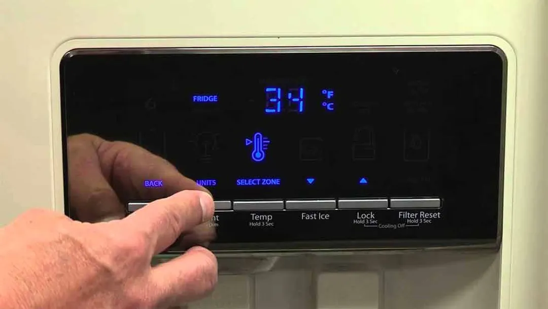 Whirlpool Refrigerator Control Panel Reset