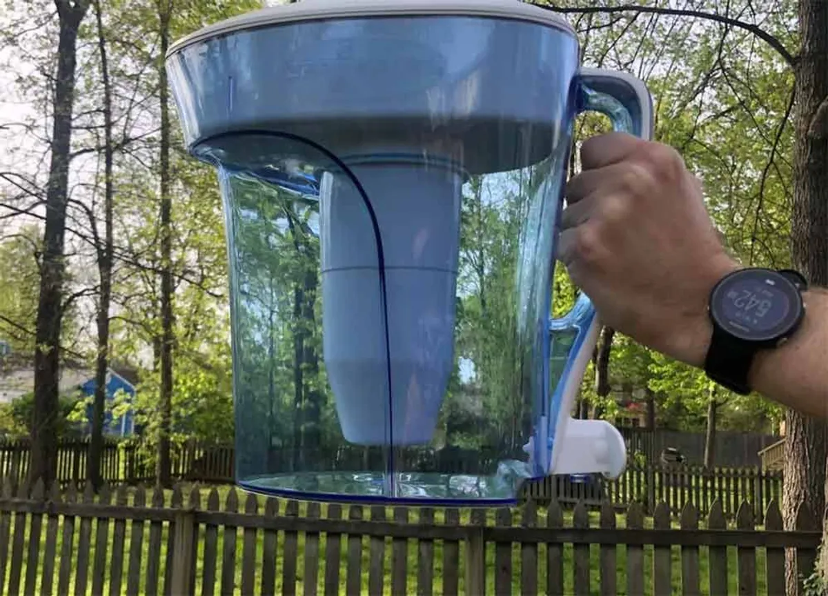 Zerowater clear pitcher