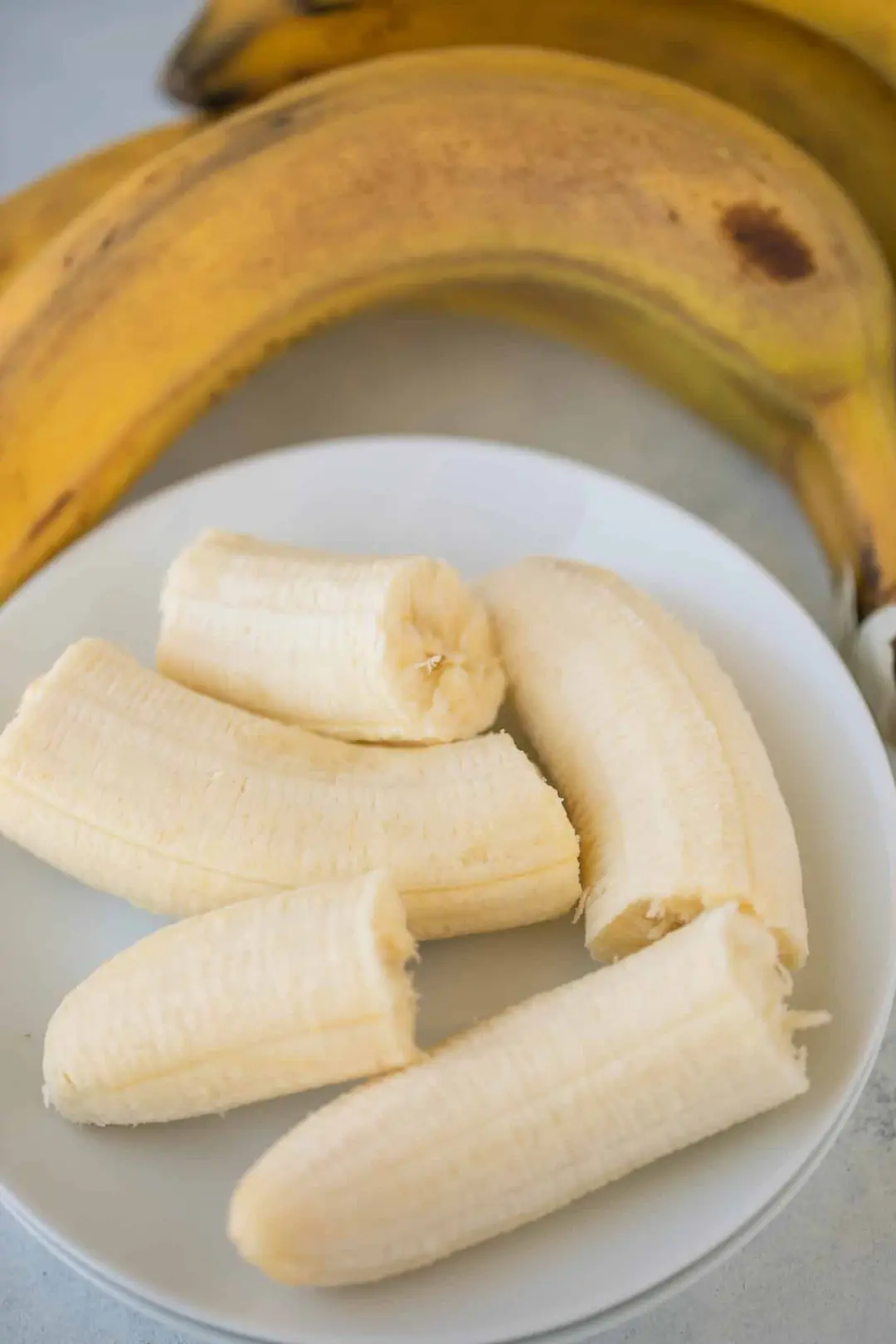 Freeze Bananas in Large Chunks