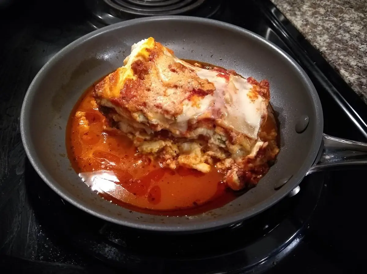 How To Reheat Lasagna on a Stovetop Skillet