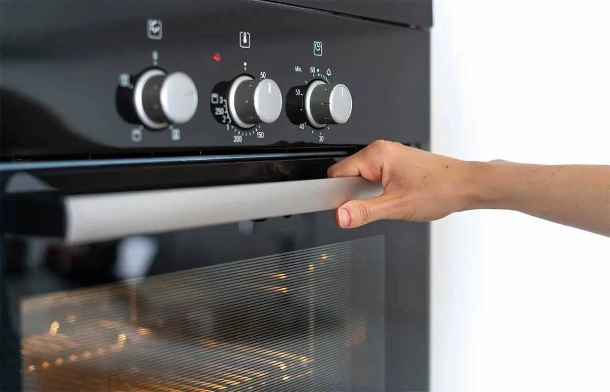 A high-heat cleaning oven works by burning away all the dirt within.