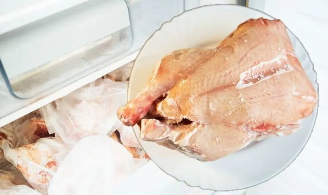 Wrap up the turkey to prevent cross contamination
