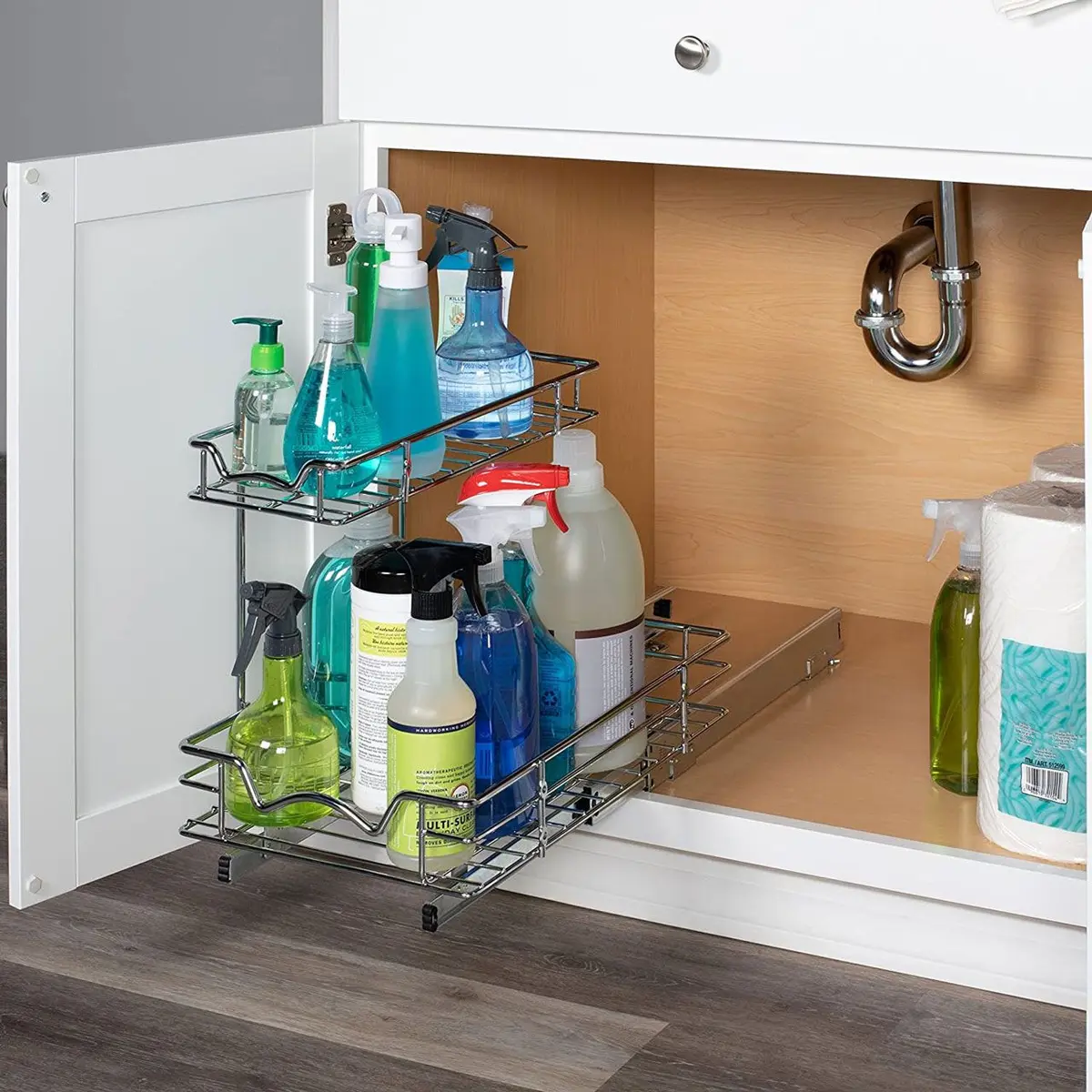 Space Under the Sink with Drawer