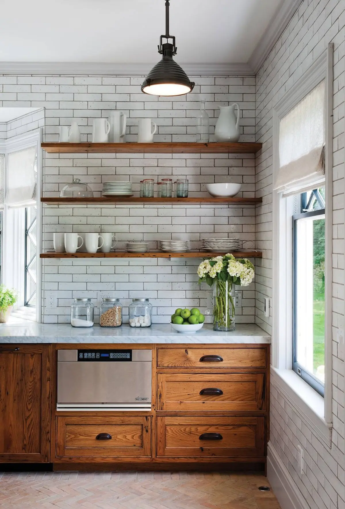 Open Shelves in Rustic Kitchen Ideas