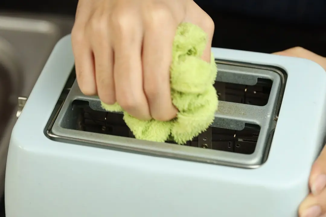 Wipe Interior to Clean Toaster